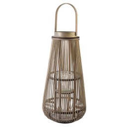 Lucie Gray Lantern 25xh50cm
