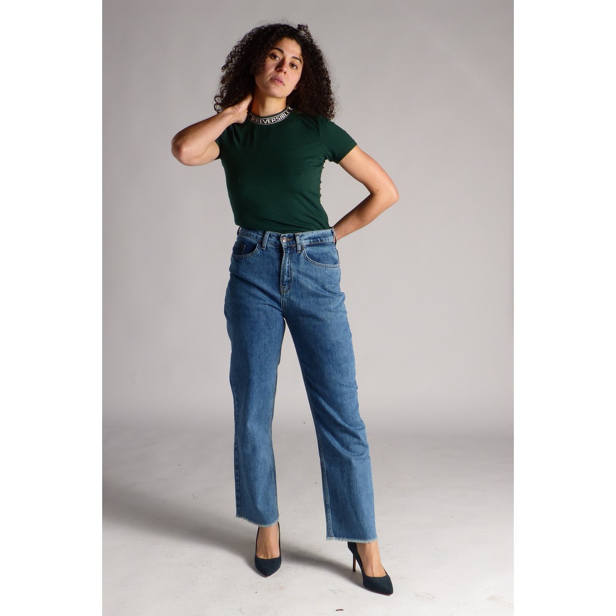 Jean Flare - Taille Haute - jean loose
