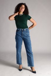 Flare Jeans - Høj talje - løse jeans