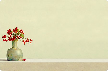 Mantel individual - Bayas de espino, Henk Helmantel