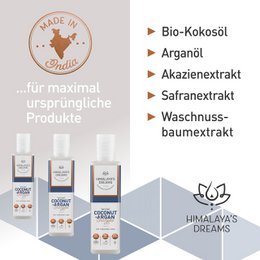 Ayurveda Shampoo Coconut&Argan 200ml ZERTIFIZIERTE NATURKOSMETIK