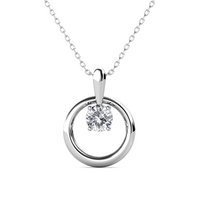 Octavia Pendants - Silver and Crystal