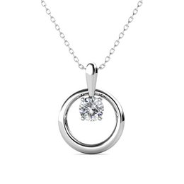 Octavia Pendants - Silver and Crystal