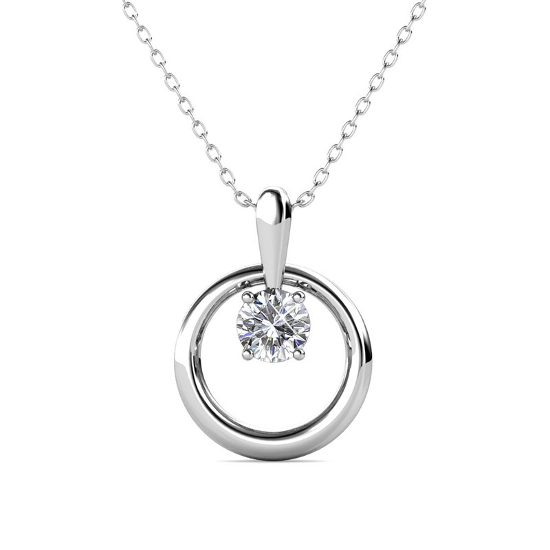 Octavia Pendants - Silver and Crystal