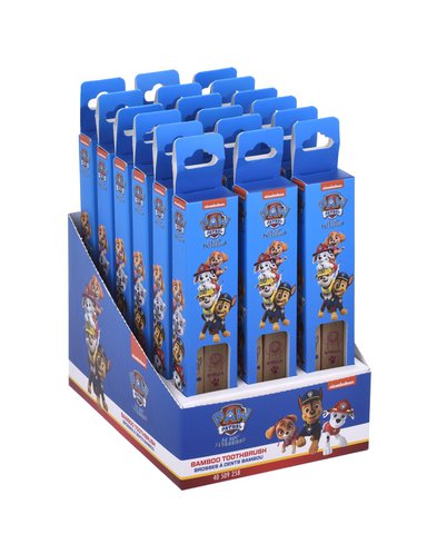 Pat Patrouille set of 2 children's bamboo toothbrushes