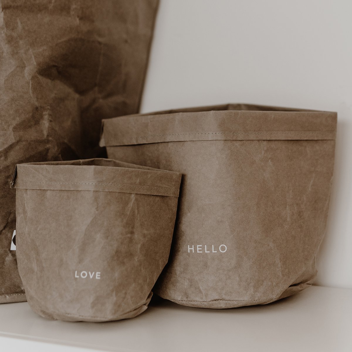 Paperbag zestaw 2 szt. Hello Love (zestaw = 6 zestawów)