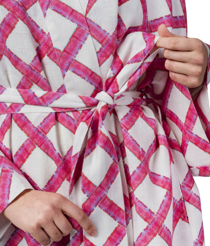 Albornoz kimono lino Ocean Málaga