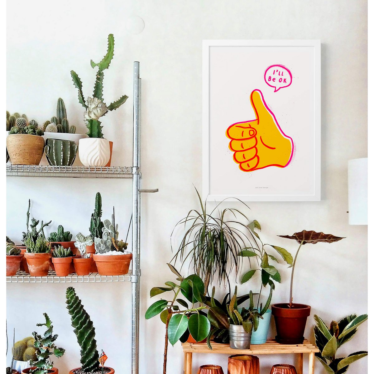 I will be ok | Illustration art print poster