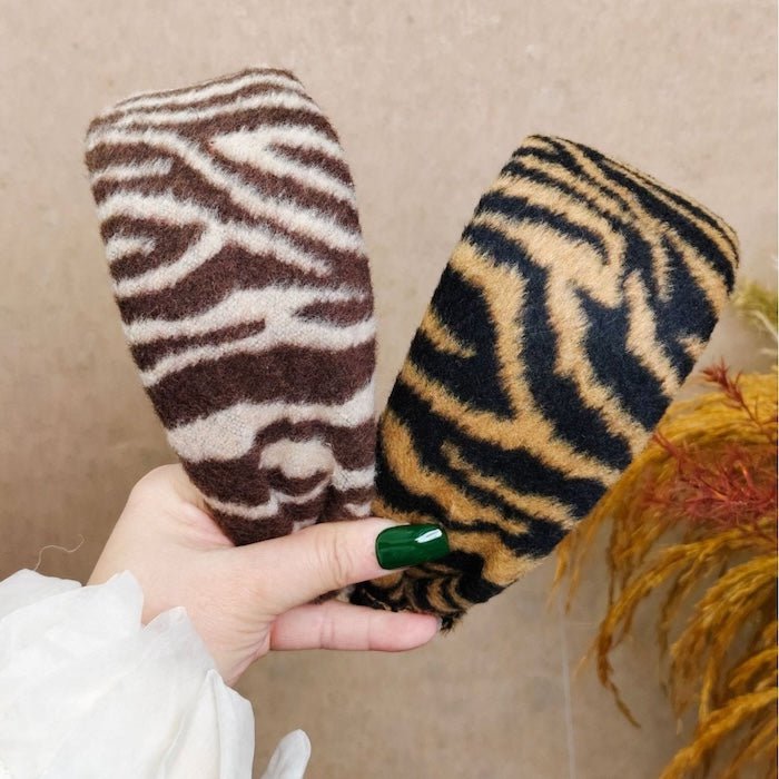 Hoofdband met zebraprint