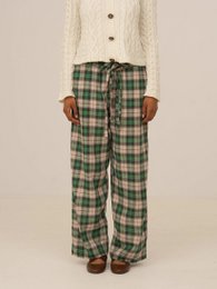 Clover Green Plaid Pants