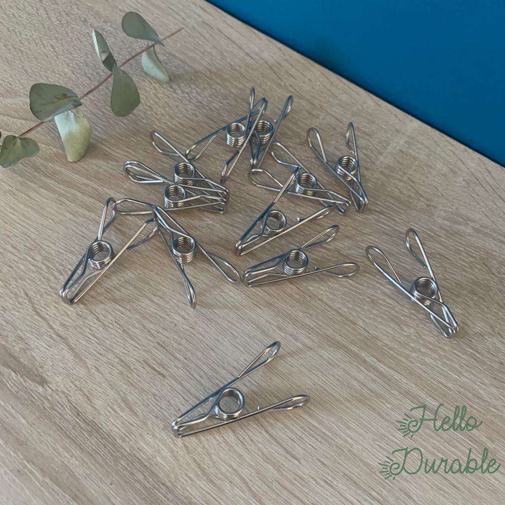 Stainless steel clothespin