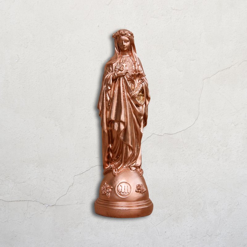 Statuette Mary with flowers