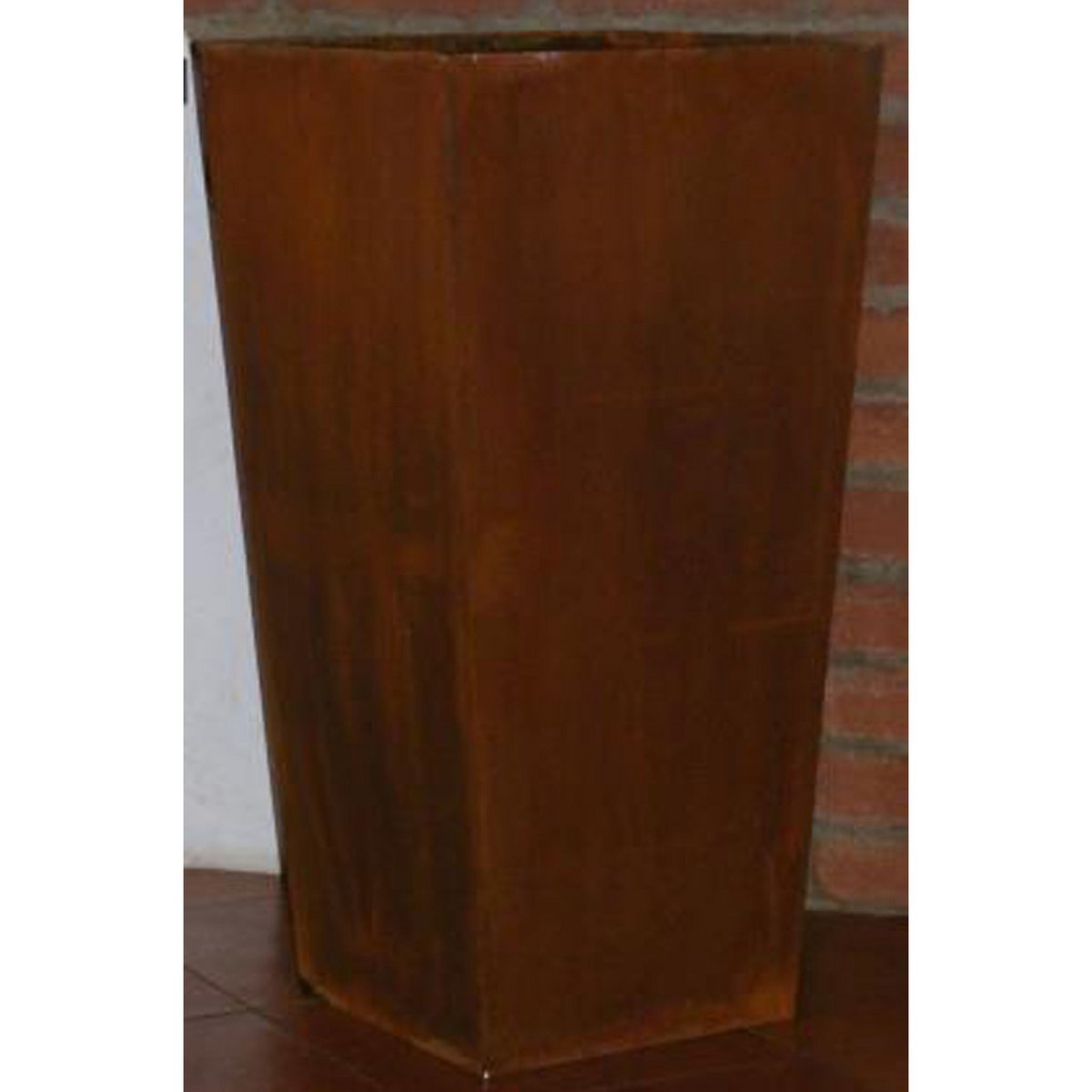 XL plant column | Garden decoration vintage column | Rust decorative column