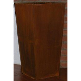 XL plant column | Garden decoration vintage column | Rust decorative column
