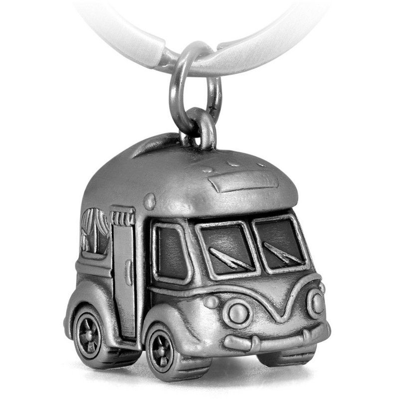 Motorhome key ring - cute camper Bulli lucky charm for camping fans and world travelers