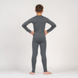 Merino 250-set met lange mouwen voor kinderen Perfect Grey