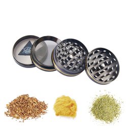 Grinder - Moulin à Herbes - Épices en Aluminium avec Tamis - 50 mm