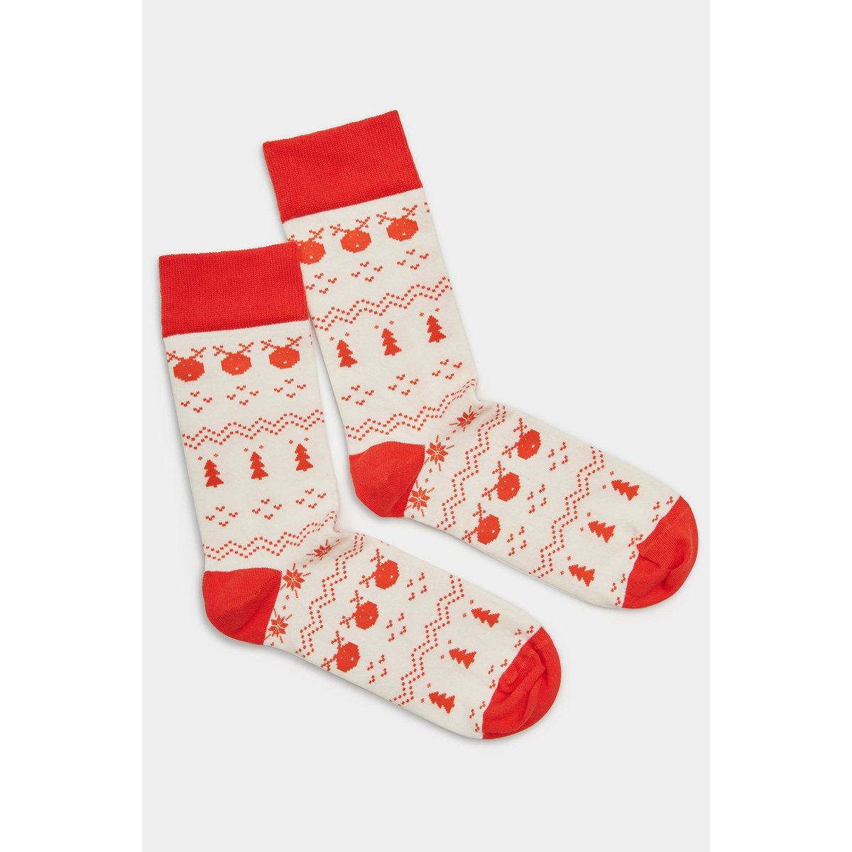 Organic socks Cozy XMas - Colorful socks with a Christmas pattern