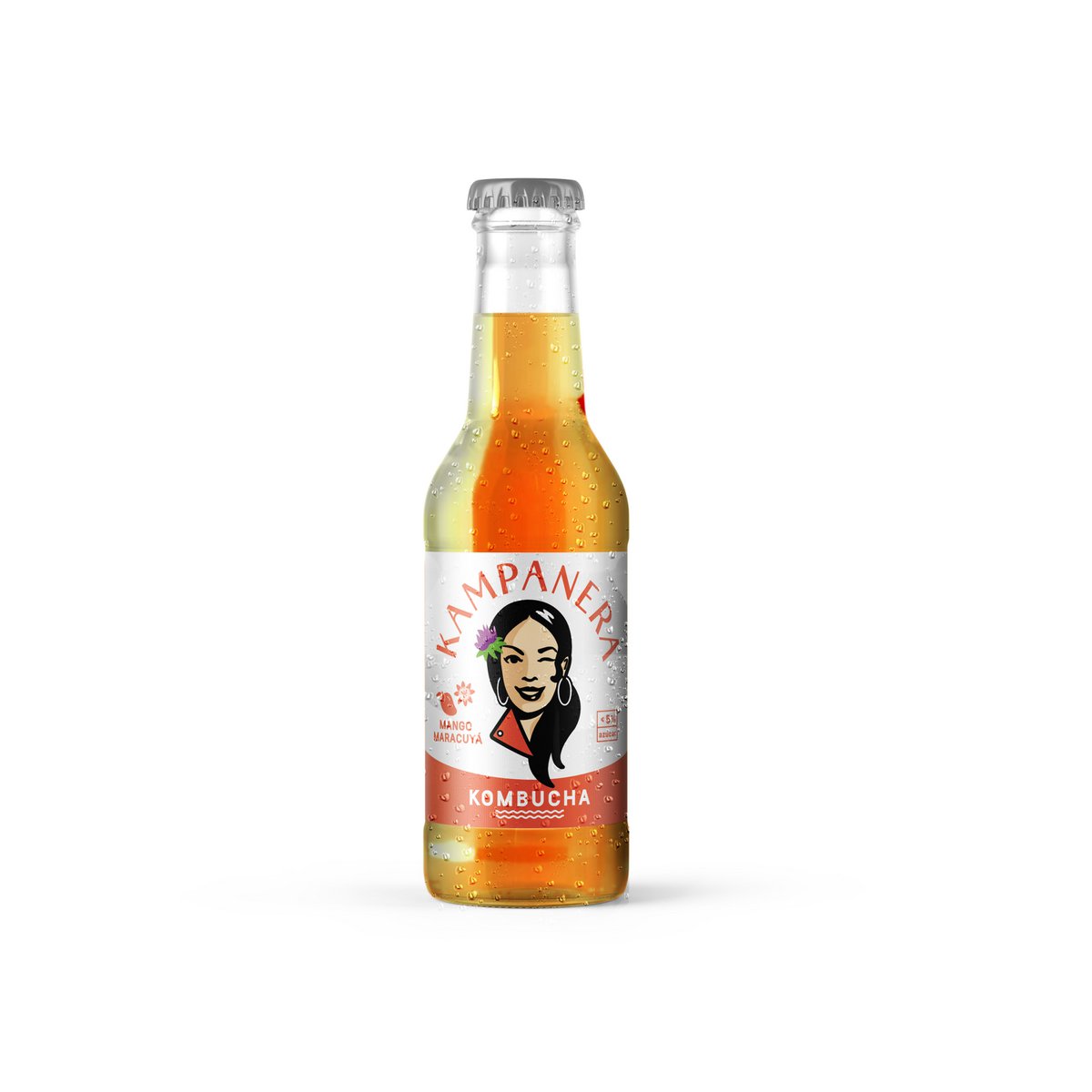 Kombucha-Mango und Passionsfrucht