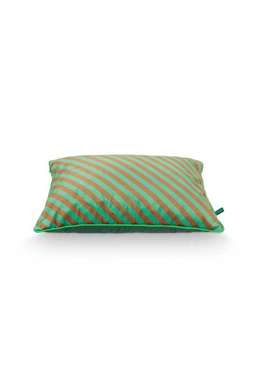 Cushion Block Stripes Green 35x50cm