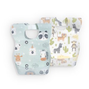 DISPOSABLE BABY BIB (PACK 10 UNITS)
