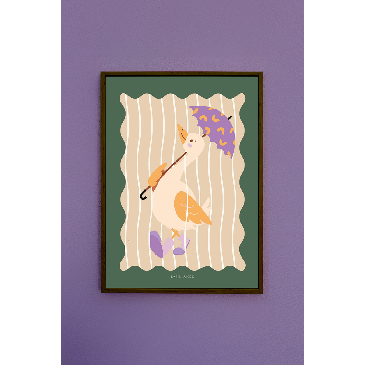 Plakat børneværelse - Gås Greetje