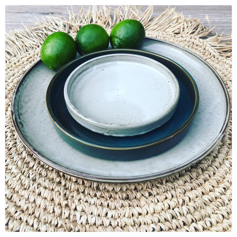 De Fringe Raffia Placemat Round - Naturel