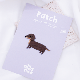Patch dachshund patch down dog shirt - dog breed gift shirt decorate iron on patch doggeschenk