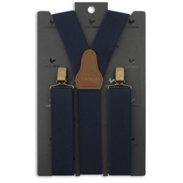 Sir Redman Braces Y-Model - Navy Blue