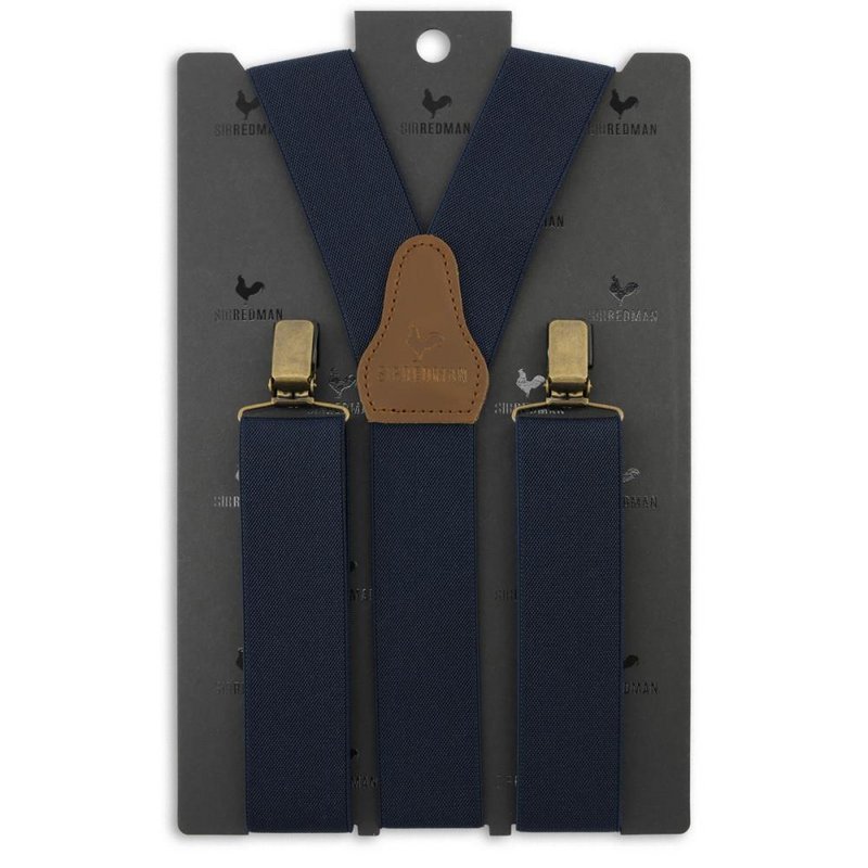 Sir Redman Braces Y-Model - Navy Blue