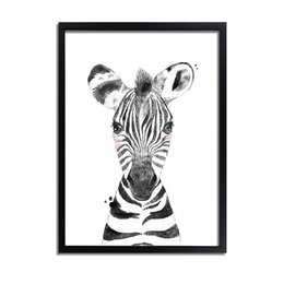 Zebra Kinderzimmer Poster