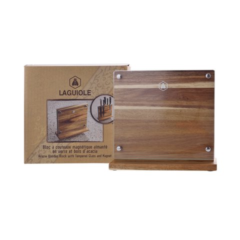 Bloc resting magnetic stab in Accacia wood (25 cm)