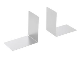 Fermalibri Westcott metallo grigio 2 pezzi 90x140x140mm