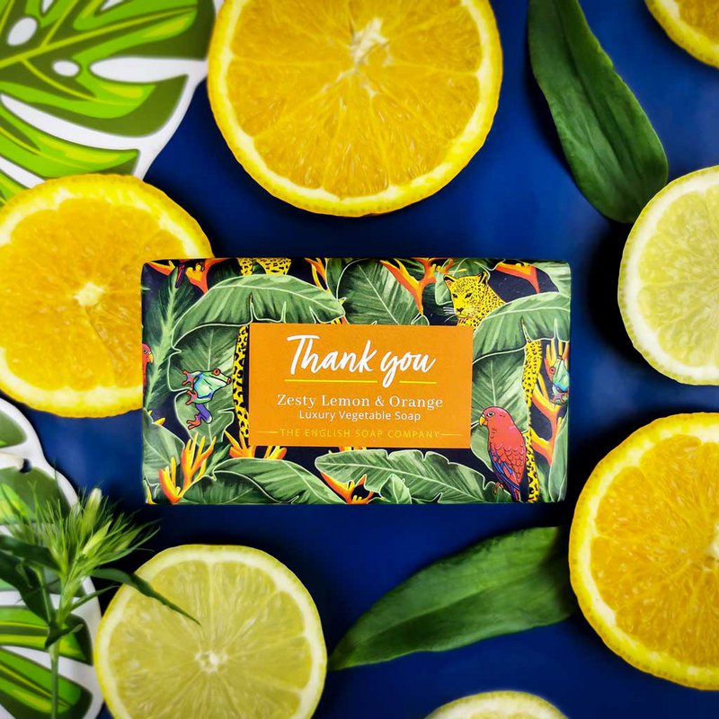 ENGLISH SOAP C° 190g zeep - Thank You - Zesty Lemon&Orange