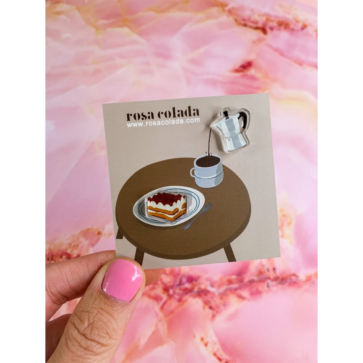 Oorbellen - Italiaanse koffie