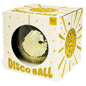 Hängende Discokugel (20 cm) – Gold