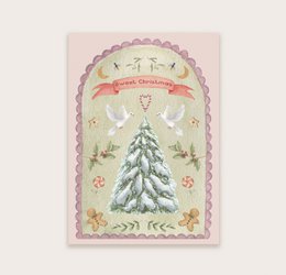 Postkort "Sød jul"