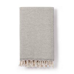 Sema Herringbone Cotton & Wool Blend Throws