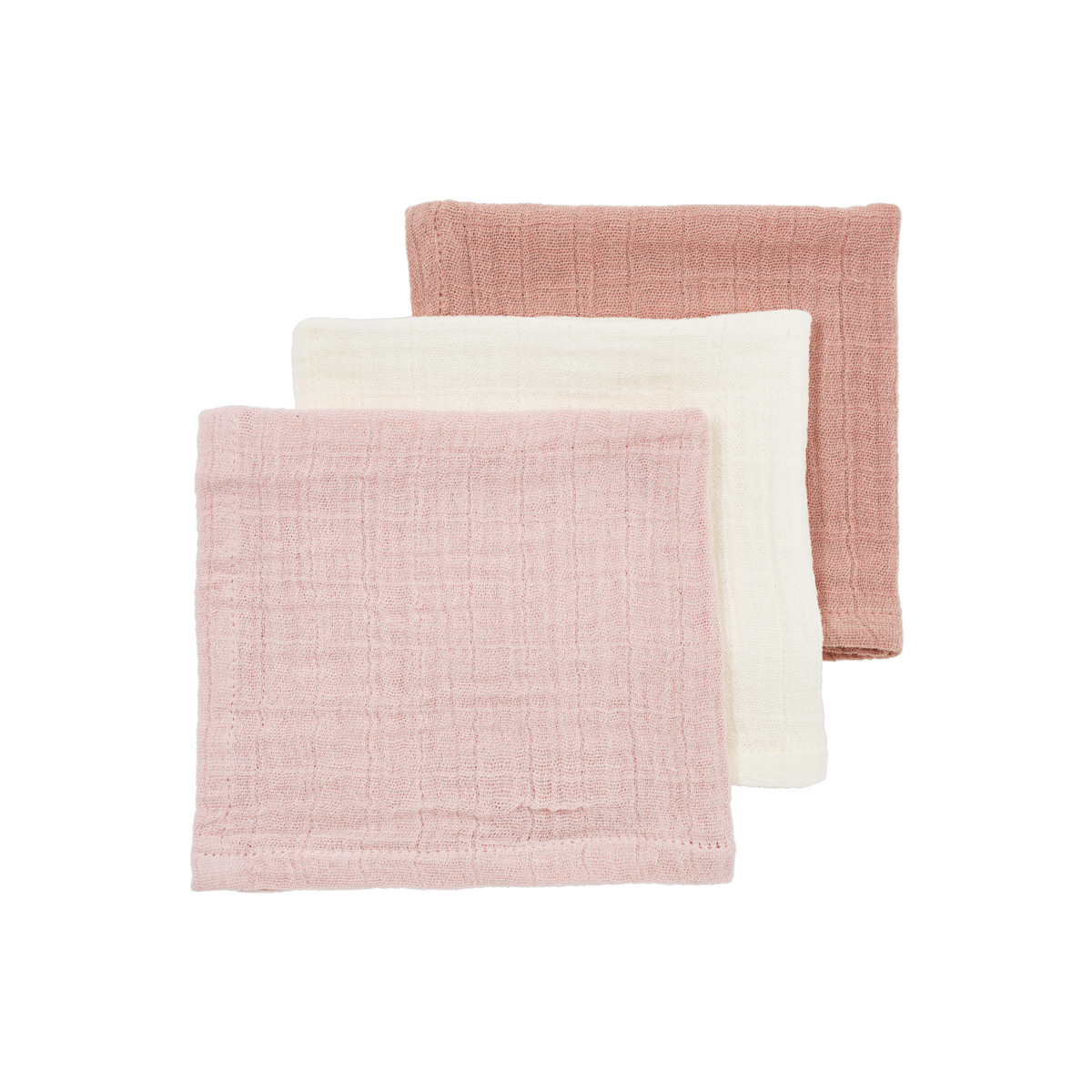 Ściereczki hydrofilowe wstępnie wyprane Soft Rose/Rose/Naturalny 20x17cm - 3 szt.