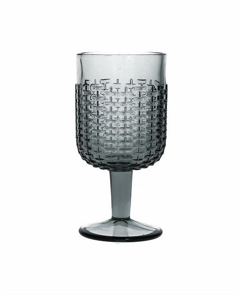 WATER/WINE GLASS LARA 350 CC GRAY