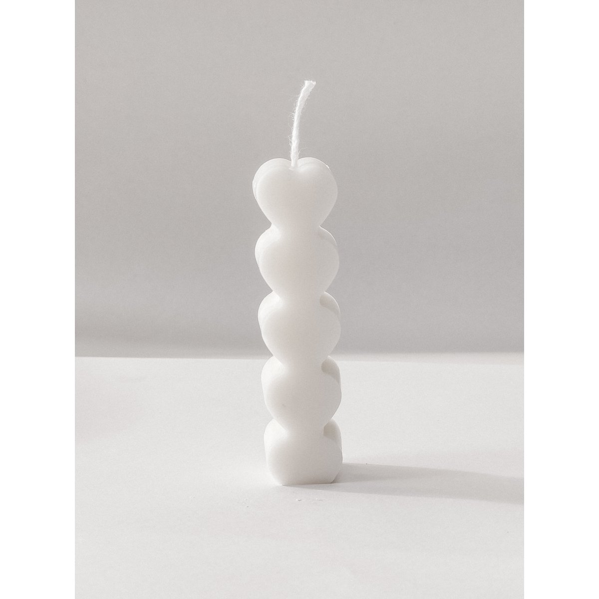 Love stack candle - Stacked hearts candle