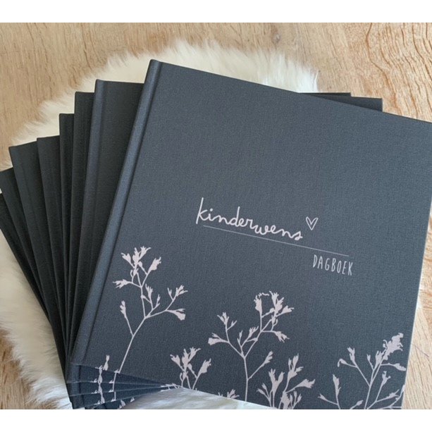 Kinderwens boek | IVF dagboek - linnen cover