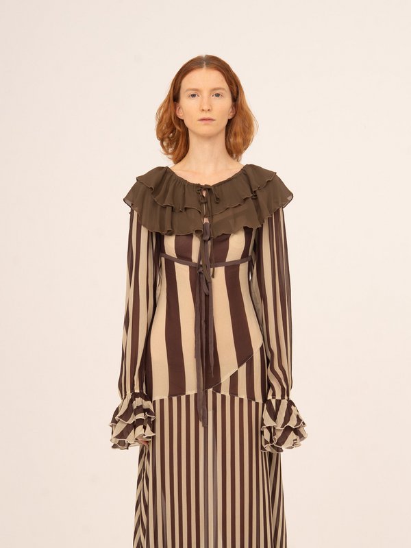 Mistletoe Brown Collar Accesory