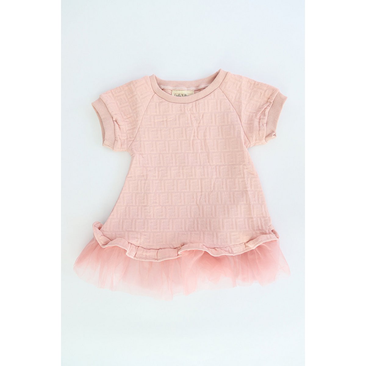 Robe en tulle rose