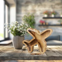 Wooden Piggy Bank Plane