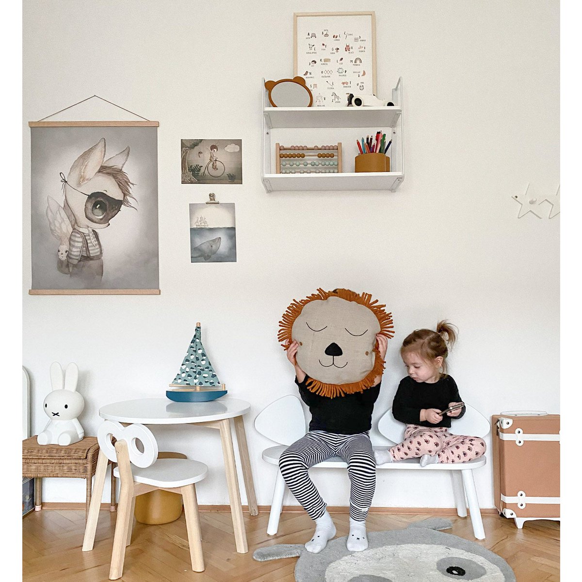 Gancio poster in rovere magnetico, 50x70