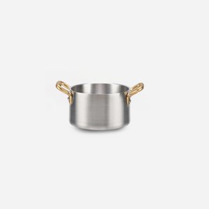 Academy Class-Mini steelpan 11cm. met 2 gegoten messing handgrepen