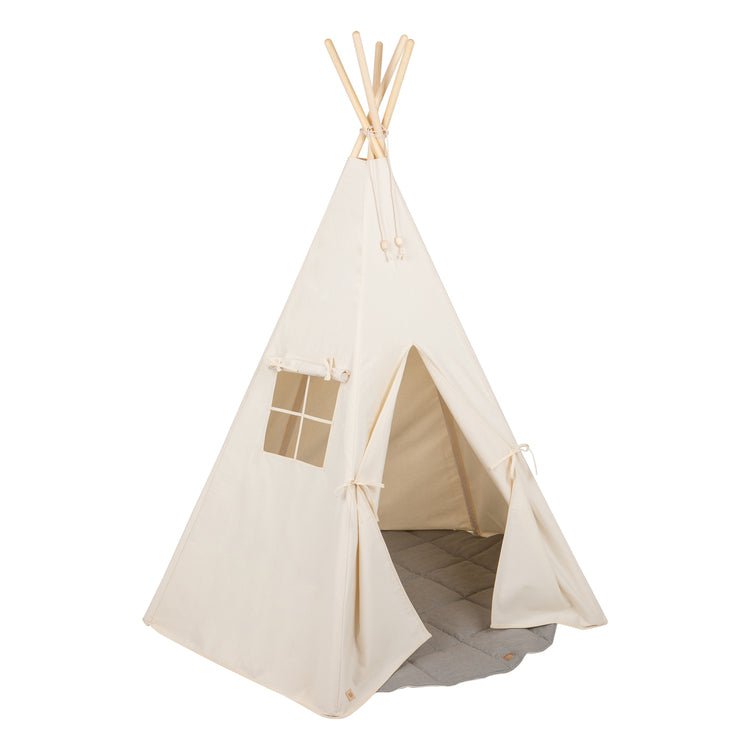 Tipi- und Mattenset „Beige“