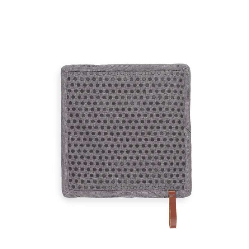 CH&F Grydeholder med Lomme | Silikone prikker |  20x20 cm