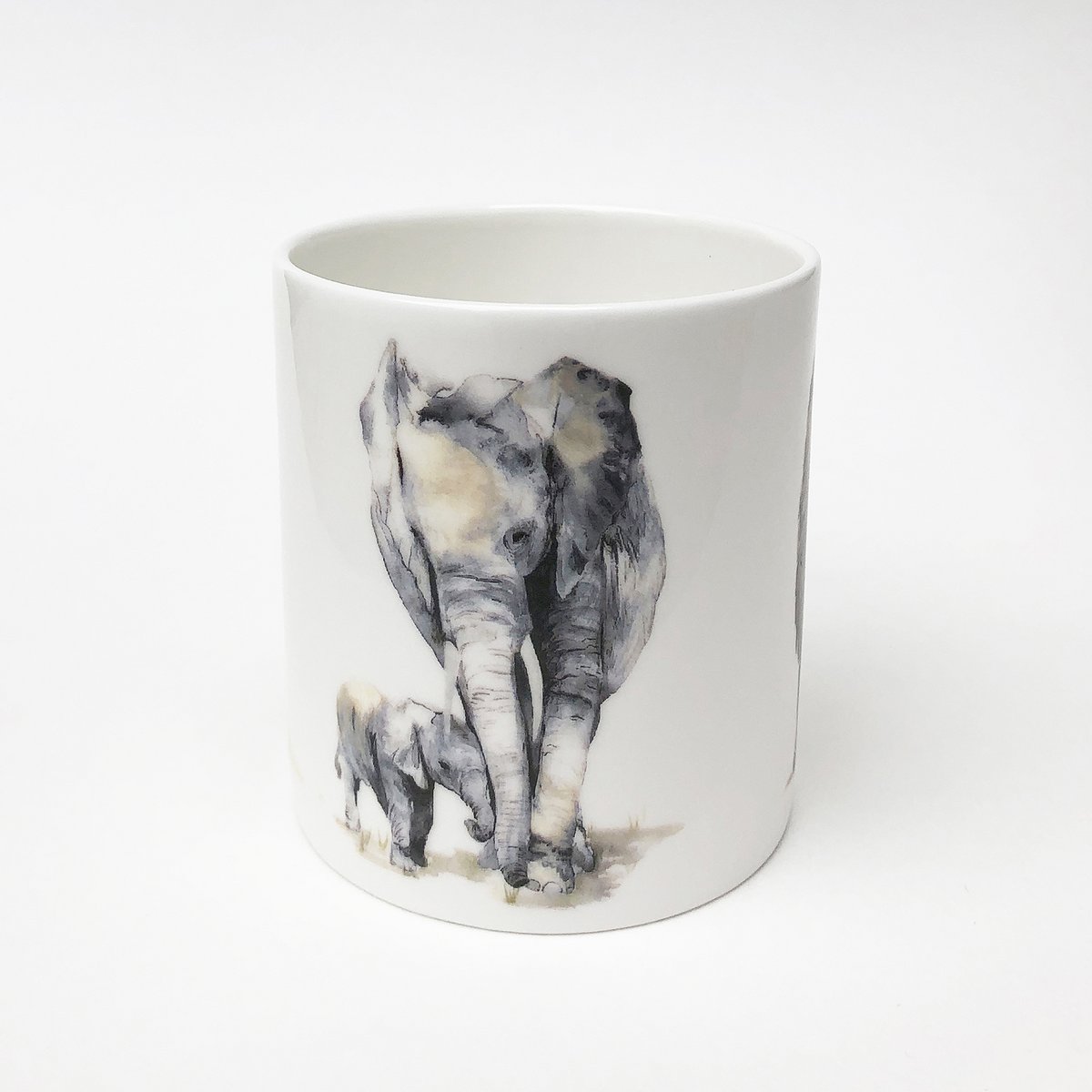 Tazza di animali da safari dell'acquerello